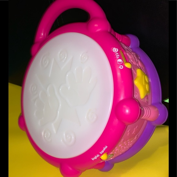 VTECH & LEAPFROG MUSIC TOY BUNDLE SET DRUM MICROPHONE MUSICAL LIGHTS TOYS PINK - Picture 3 of 15
